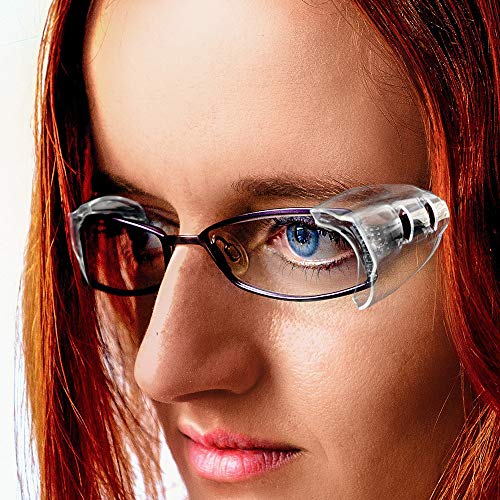 Flexible Safety Glasses Side Shields for Eye Protection - 3 Pairs