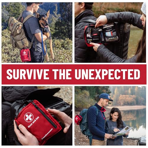 Surviveware Travel Comprehensive Premium First Aid Kit (98 pcs)