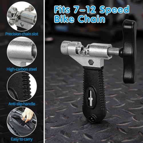 Bike Chain Breaker Tool Set for 6–12 Speed Bicycle Chains
