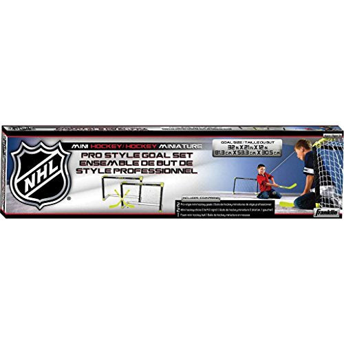 Mini Knee Hockey Set for Kids - 2 Pro Goals & 2 Sticks