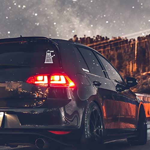 Dalek Side Sticker Decal for Notebook, Laptop, Car - 4" x 5"