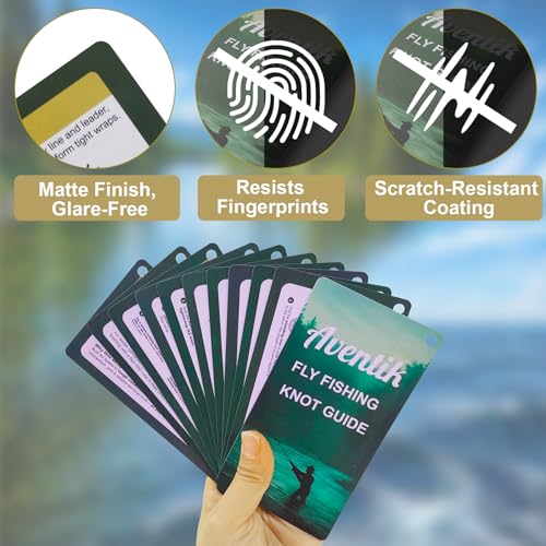 Knot Tying Guide Cards with Zinger & QR State Fishing Info