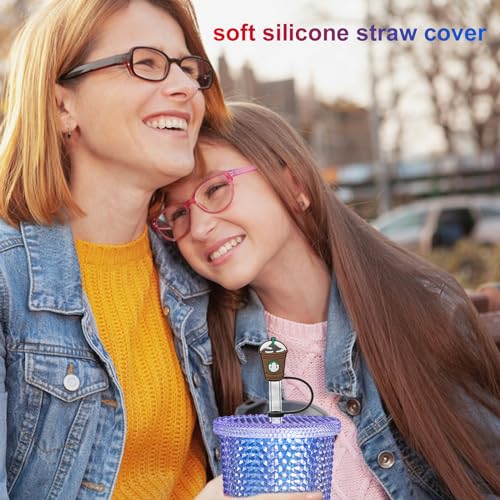 Straw Cover for 7-8mm Straws - 7 Unique Designs - 8mm