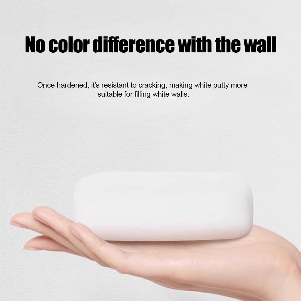 White Waterproof Duct Seal Putty (6 pcs), Moldable Plumbers Putty and Sealing Clay for Indoor & Outdoor Use – Quick Mending for Air Conditioning Holes, Drain Connections, Ideal for Wall Hole Repairs