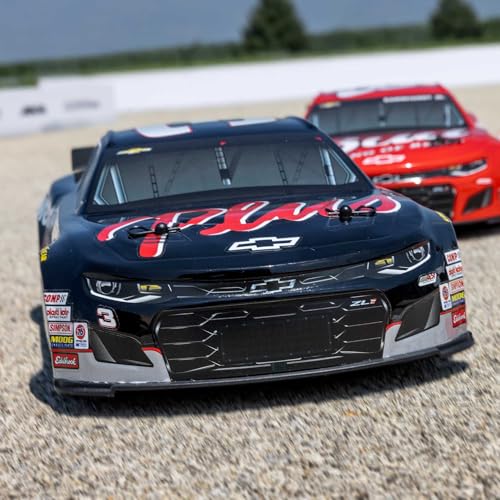 NASCAR RC Race Car - 1/12 Scale, AWD, Brushed, Black