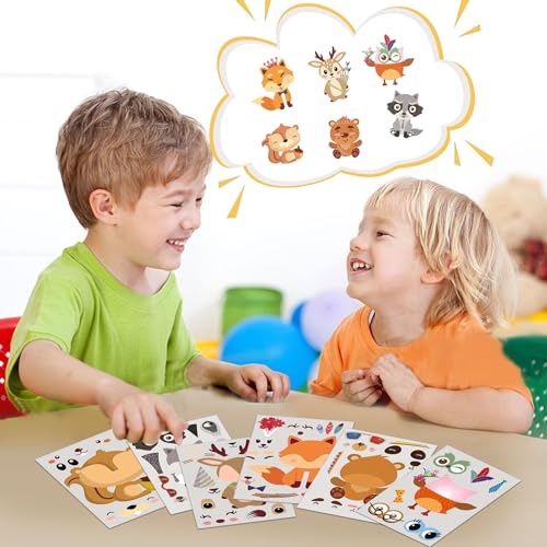 Woodland Creatures Stickers - 30 Pack Party Supplies
