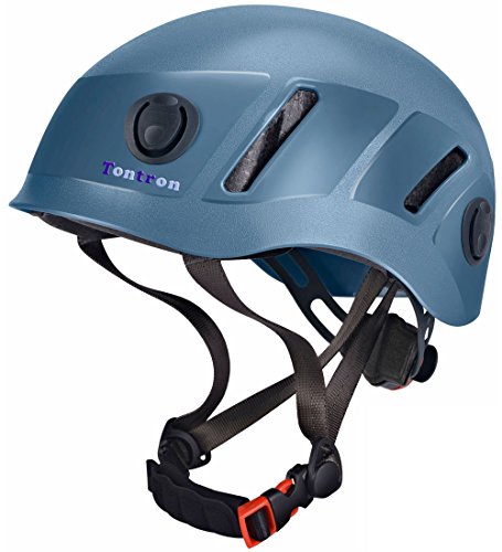 Tontron Blue Small Adult Climbing Helmet - Safety Certified Work & Hiking Headgear