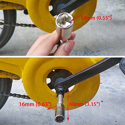 Bike Crank Puller Tool for Square Tapered Crank Sets