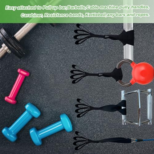 Strength Training Grip Finger Strengtheners,Finger Grip Strength Trainer Devices,Finger and Thumb Strengthener Loops Exerciser, Pull Up Grip Strength Straps,2PCS