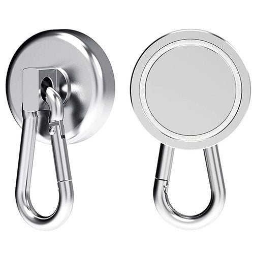 GHHJX Magnetic Clip for Golf Towel Removable Industrial Magnetic Accessories Attaches to Golf Cart, Clubs or Golf Hub 2 Packs (Towels NOT Included)