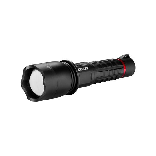 Coast XP20R 4000 Lumen USB-C Rechargeable LED Flashlight with Slide Focus and Pure Beam Focusing Optic, 5 Light Modes