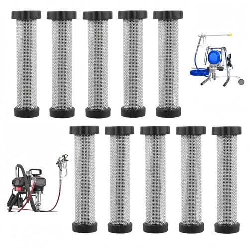 10 Pack 288747 40-Mesh Manifold Filters, Paint Sprayer Replacement Parts Compatible with Graco Magnum X5, X7, XR5, XR7, XR9, ProX7, ProX9, ProX17, ProX19, ProX21
