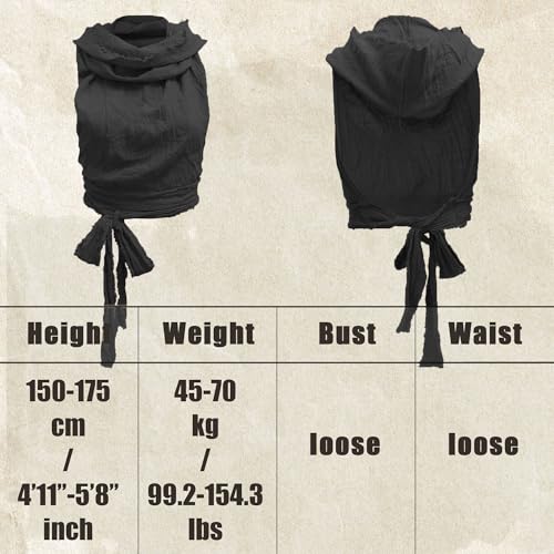 CosInStyle Women's Black Crop Tank Top - Halter, Open Back, Cross Wrap, One Size, Cotton Cover Up