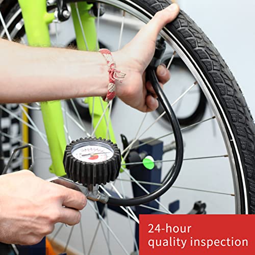 2PCS Heavy Duty Bike Inner Tubes 26x1.5/1.75 Schrader Valve - Compatible with Mountain & City Bikes