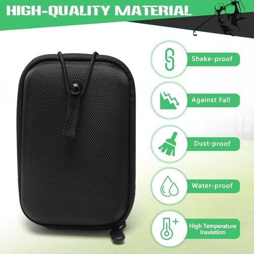 Golf Rangefinder Hard Shell Case - Universal Carry Bag (Black)