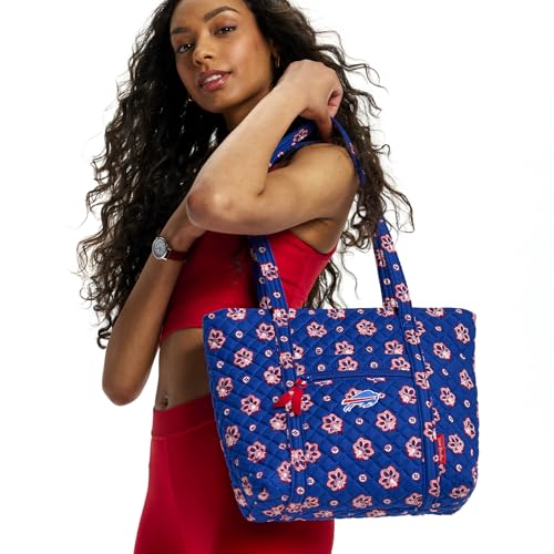 Premium Cotton Small Tote Bag - Royal Blue/Red Bandana
