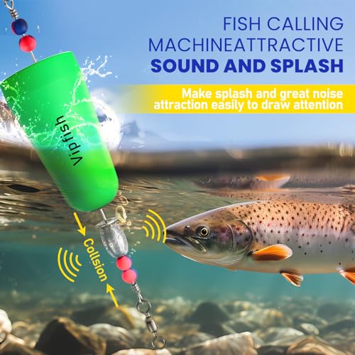 Vipfish Mix Color 5 Pack Saltwater Catfish Popping Corks with Egg Weights