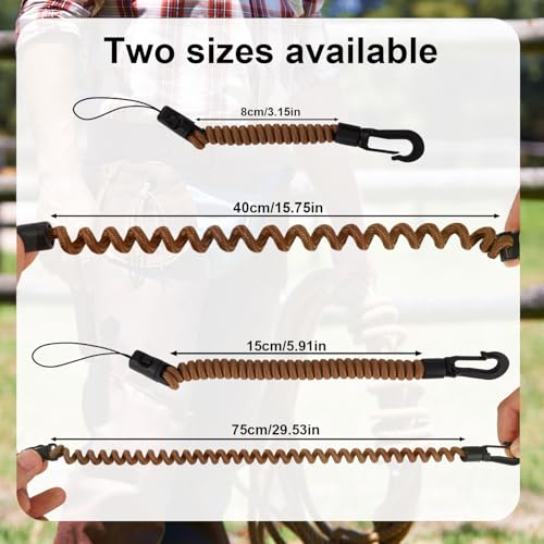 Rangefinder Tether Lanyard Set - 2pcs, 8-75cm, Brown