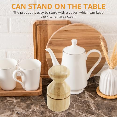 Cutting Board Oil Wax Applicator with Lid and Ergonomic Handle Wood Cutting Board Oil Applicator Versatile Mineral Oil Wax Applicator for Wood Cutting Boards Wooden Spatula