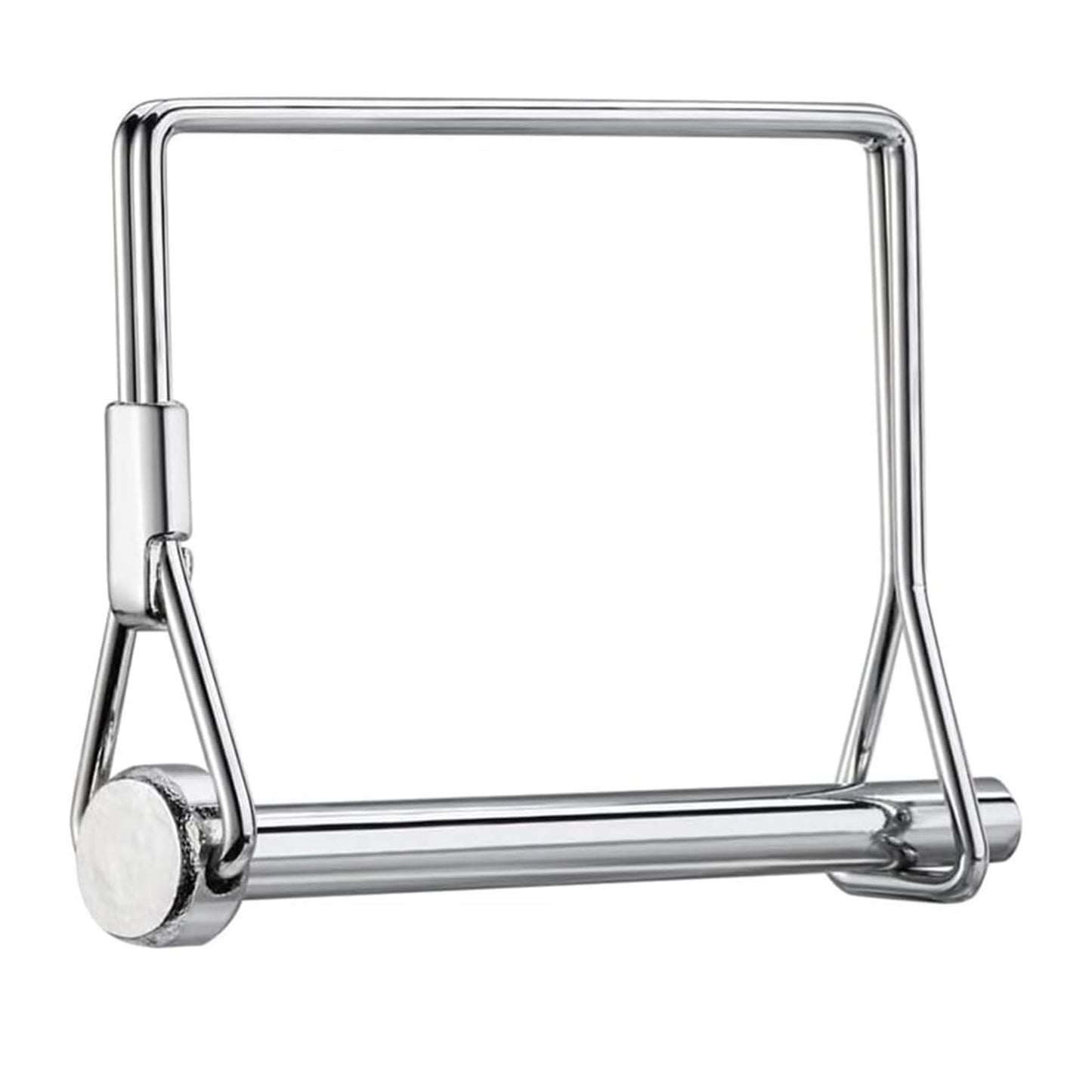 4 Pack 1/4" x 3-5/32" Trailer Coupler Pins – Zinc-Plated Carbon Steel Locking Hitch Pins for Utility Trailer, Lawn Tractor, RV, Boat, Farm Equipment – Rust-Resistant Small Safety Towing Pins