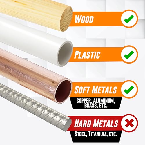 Mutt Tools Premium 6-1/2 inch Coping Saw Blades for Woodworking - Professional Grade Carbon Steel Replacement Blades - 16 Pack Set - Precision Cutting for DIY Projects