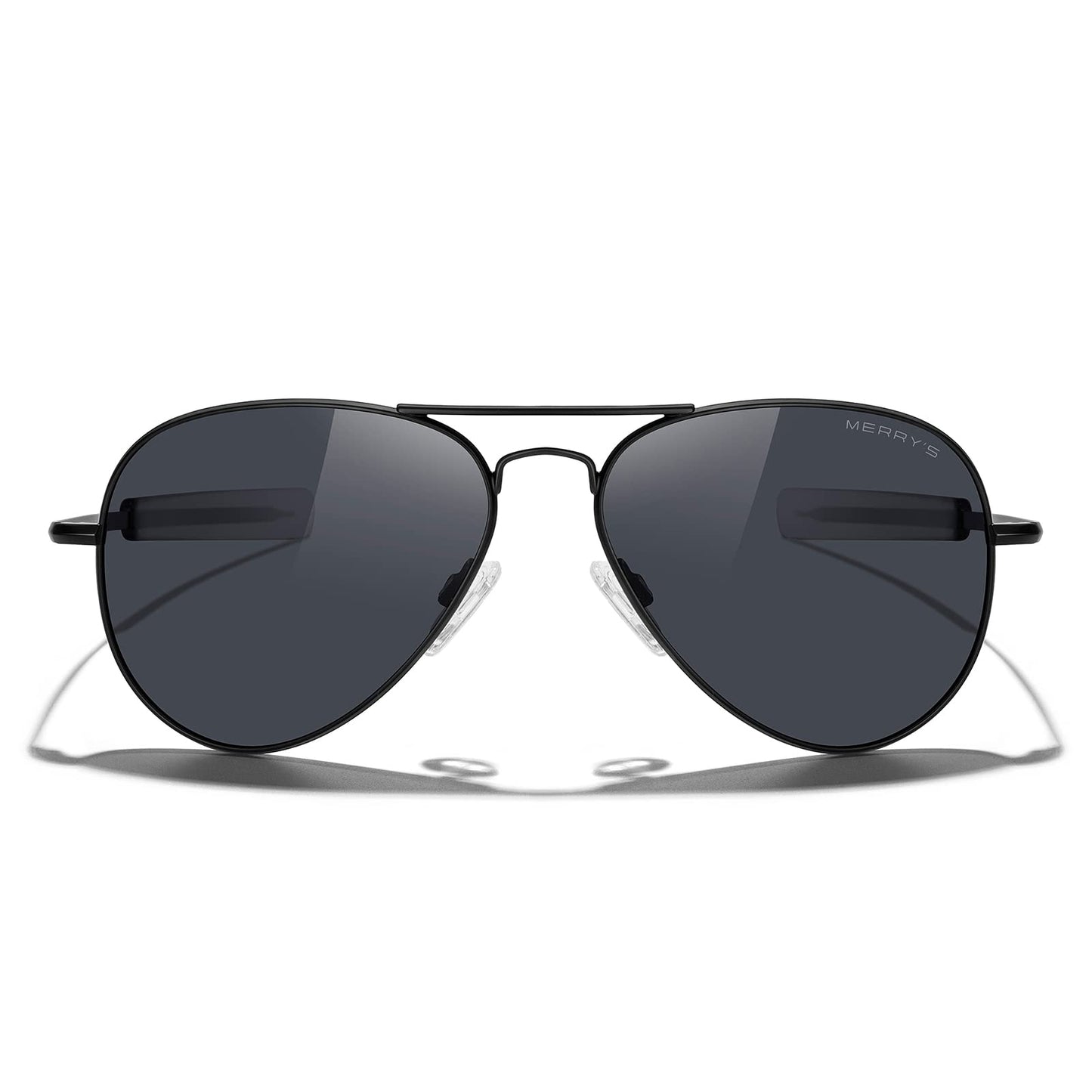 MERRY'S Classic Aviator Military Polarized Sunglasses for Men or Women S8562