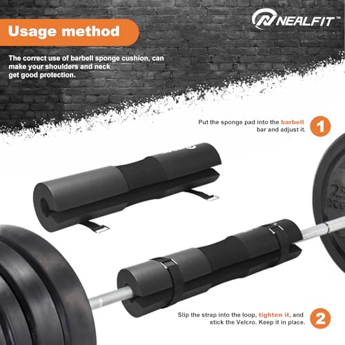 Barbell Pad for Squats and Weightlifting - Non-Slip Foam Squat Pad