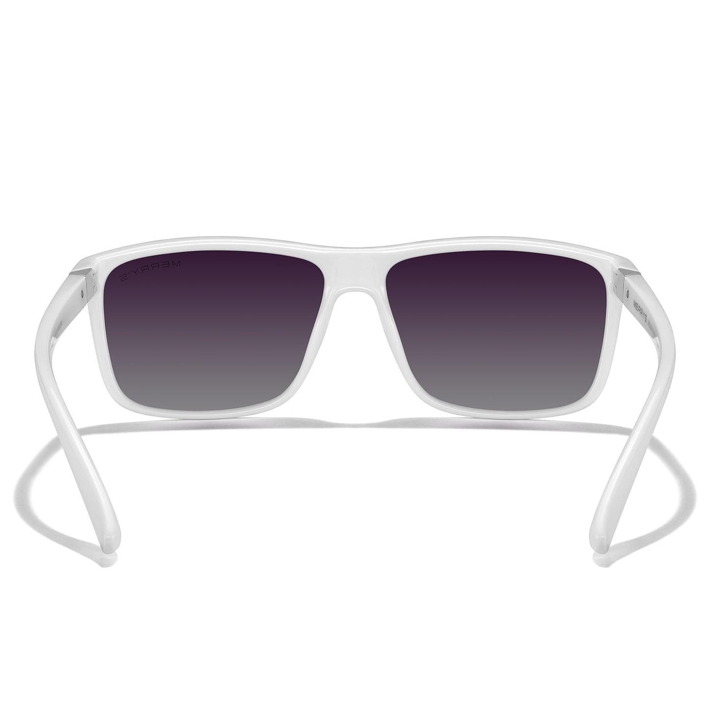 MERRY'S Rectangular Polarized Sports Sunglasses for Men Women Cycling Driving Fishing UV400 Protection S8225
