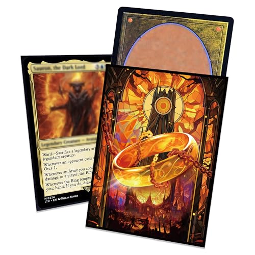 UAONO 100ct Magic Ring Art Card Sleeves for MTG & TCG Decks