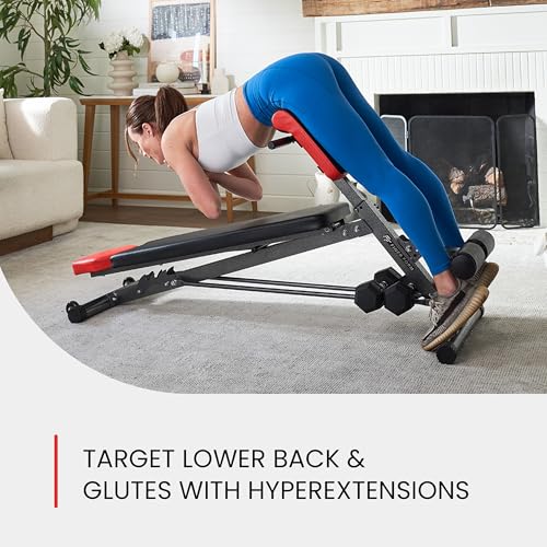 Adjustable Weight Bench & Roman Chair - Multi-Functional Home Gym