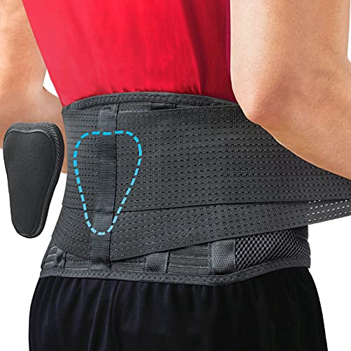 Adjustable Back Brace for Sciatica & Lower Back Pain Relief - Black