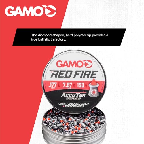 Gamo Red Fire .177 Caliber Pointed Pellets - 150 Count Tin