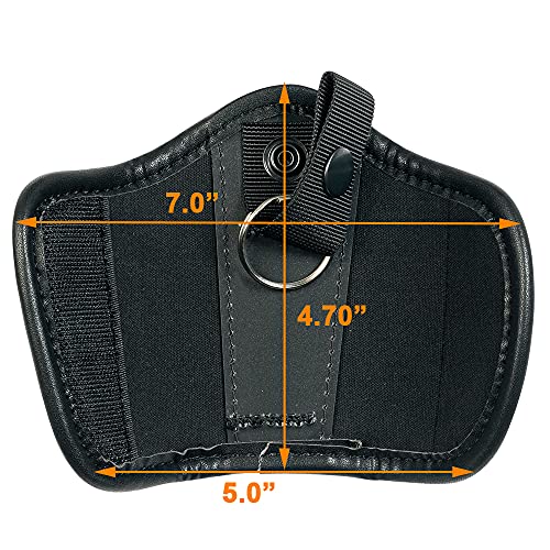 Taftacfr Silent Key Holder for Duty Belt – Basketweave Pouch, Law Enforcement