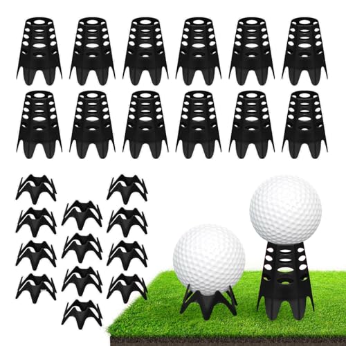 Golf Simulator Tees, 24 Pack, 12 Tall Short Tees