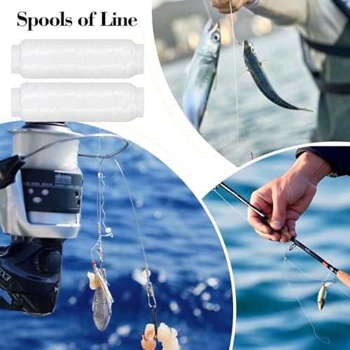 Invisible Fishing Bait Elastic Thread - 2 Pack, 820 FT Each