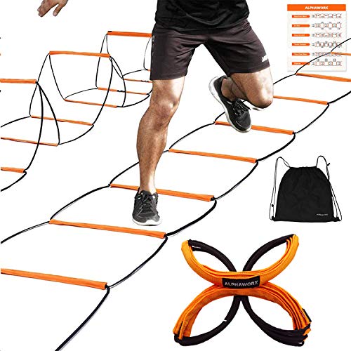 12 Rung Agility Ladder - Foldable Speed Training Equipment