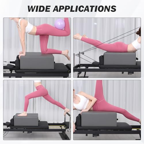 Portable Pilates Reformer Sitting Box - Non-Foldable Grey