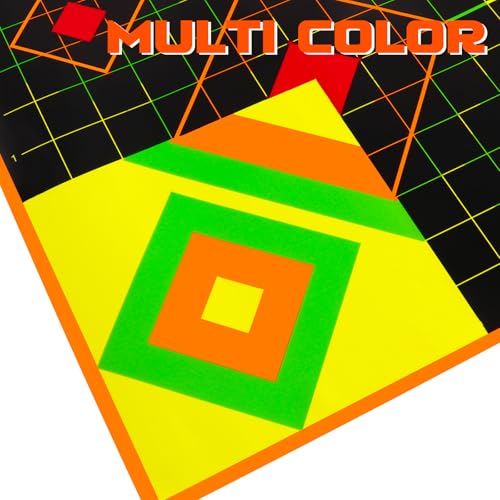 12x12 Inch Adhesive Splatter Shooting Targets - 10 Pack