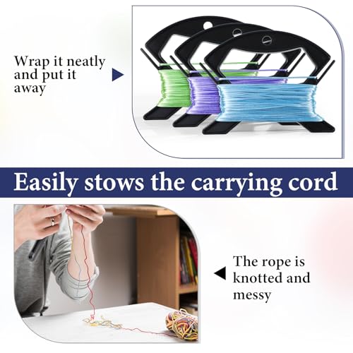 4-Piece Rope Winder Set - Durable Cord Organizer for Fishing & Outdoor Use