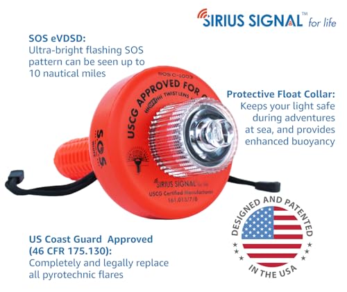 SOS LED Distress Signal Kit - USCG Approved White Signal