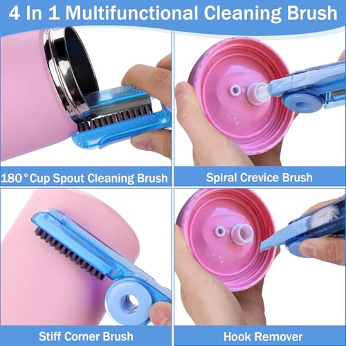 Bottle Cleaning Brush Set - 3 Pcs for Zak 12oz/15oz