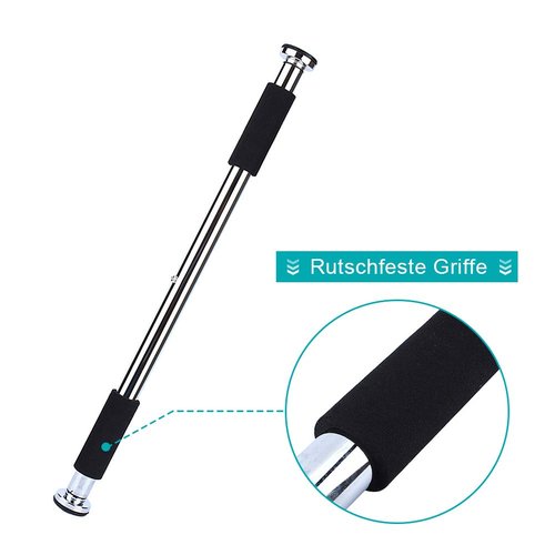 Doorway Pull Up Chin Up Bars for Doorway, Adjustable 24.5 to 36 Inches Upper Body Workout Rod Heavy Duty Home Gym Exercise Fitness Door Exercise Bars