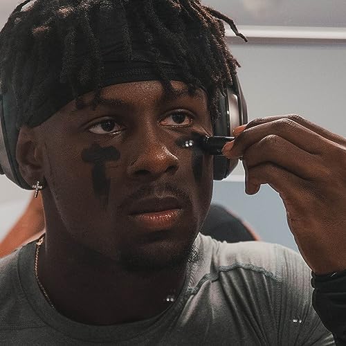 Eye Black Stick - Anti-Glare, Sweat-Proof, Long Lasting - Black