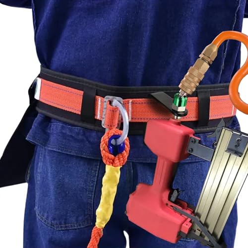 Yolass Pneumatic tool hook,1/4"NPT and 360¡Æ Rotatable L Air Rafter Hooks are Lightweight,Quick and Easy to Install for Air Blow Guns,Pneumatic Nail Guns,with Brass Joints,1-Piece