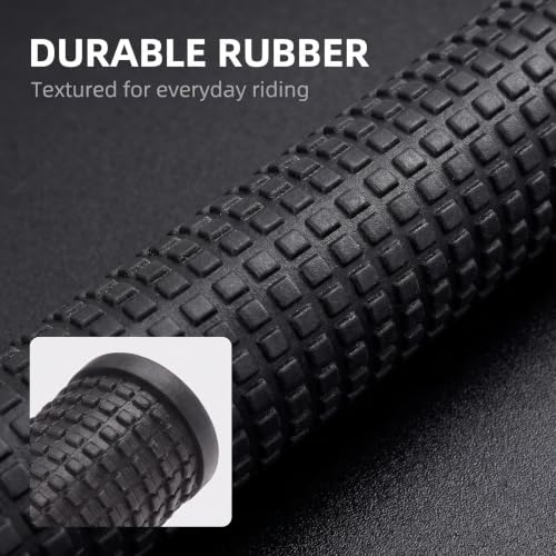 Bike Handlebar Grips Set - Shockproof Anti-Slip Rubber - 2 Pcs