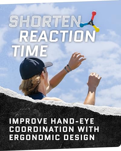 Reactive Catch Trainer for Hand-Eye Coordination - Blue/Yellow/Red