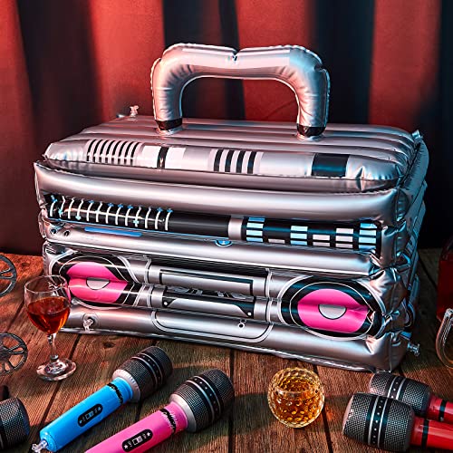 Inflatable Boom Box Beverage Cooler | 80s Retro Party Decor