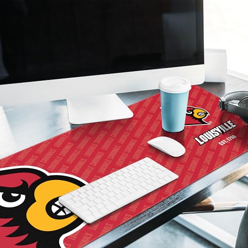 Louisville Cardinals Desk Pad - Water-Resistant, Non-Slip