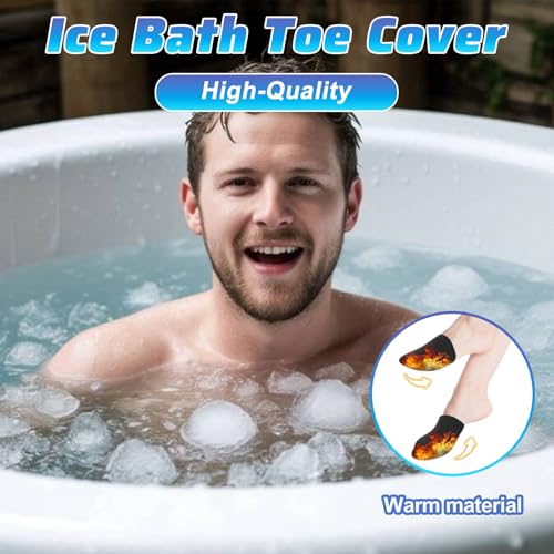 Thermal Neoprene Toe Warmers for Ice Baths & Cold Plunge - Large