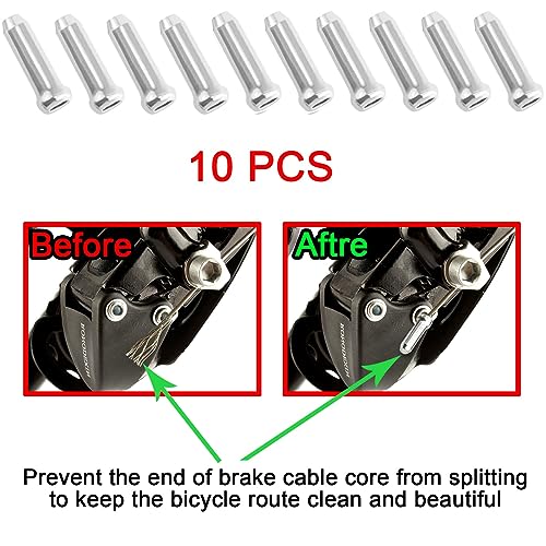 10PCS Bicycle Brake & Shift Cable Set for Road Bikes